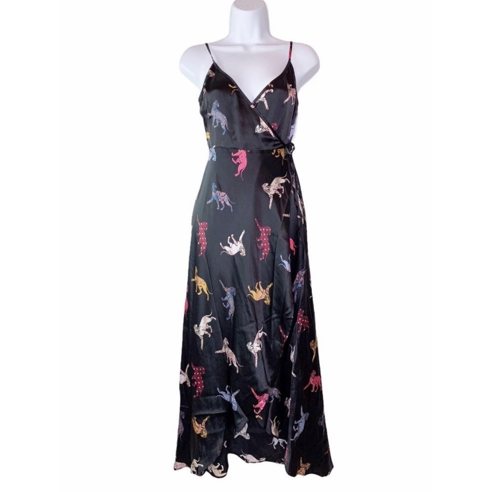 100% Silk Night Tiger Dress 🐆🌙 NWT